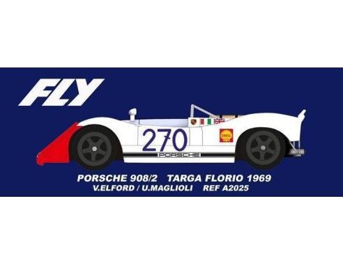 PORSCHE 908/2 TARGA FLORIO 1969 Nº270 V.ELFORD REF.A2025 FLY