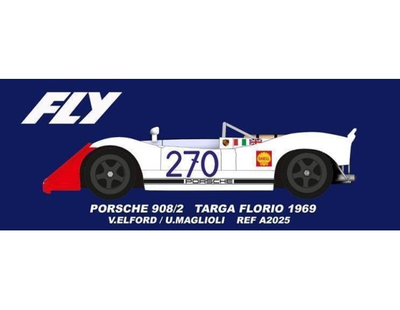 PORSCHE 908/2 TARGA FLORIO 1969 Nº270 V.ELFORD REF.A2025 FLY