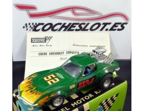 Chevrolet Corvette	VERDE CON CAJA E INSTRUCCIONES 1975	REF.	4050	EXIN