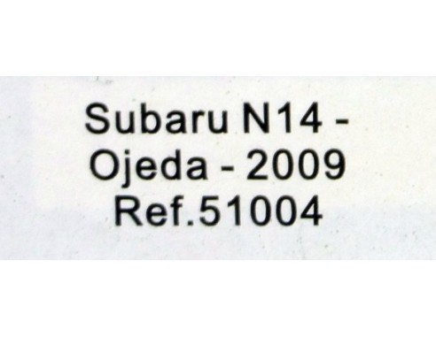 SUBARU Nº14 OJEDA 2009 REF.51004 AVANT SLOT