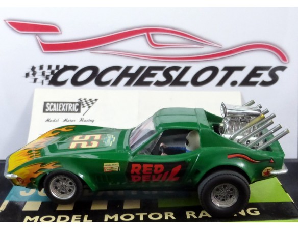 Chevrolet Corvette	VERDE CON CAJA E INSTRUCCIONES 1975	REF.	4050	EXIN