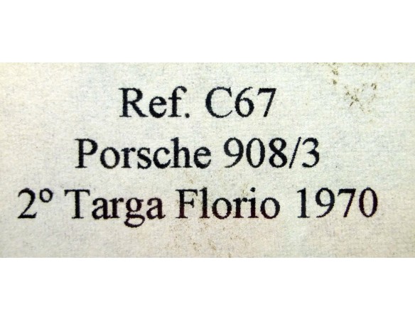PORSCHE 908/2 TARGA FLORIO 1970 GULF REF.C67 FLY