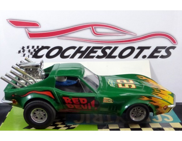 Chevrolet Corvette	VERDE CON CAJA E INSTRUCCIONES 1975	REF.	4050	EXIN