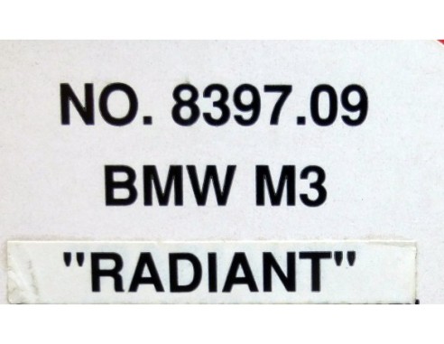 BMW M3 RADIANT REF.8397.09 TYCO
