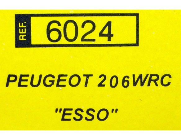 PEUGEOT 206 WRC ESSO REF.6024 TECNITOYS