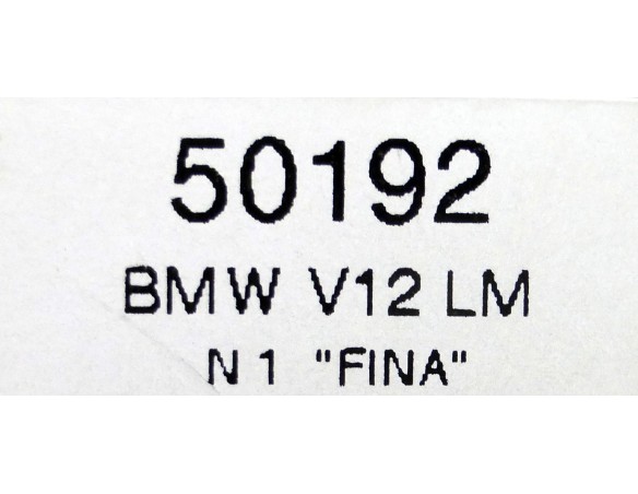 BMW V12 LM N1 FINA REF.50192 NINCO