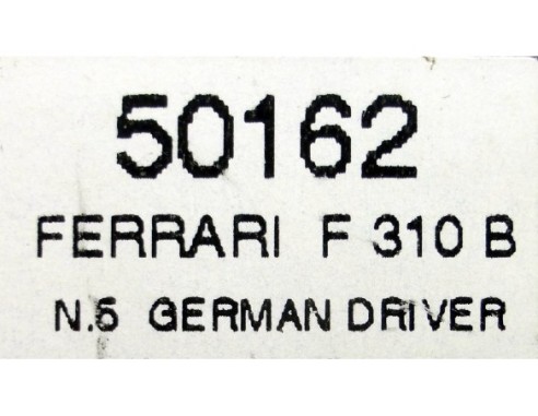 FERRARI F 310 B Nº6 GERMAN DRIVER REF.50162 NINCO