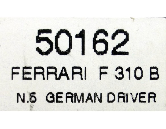 FERRARI F 310 B Nº6 GERMAN DRIVER REF.50162 NINCO