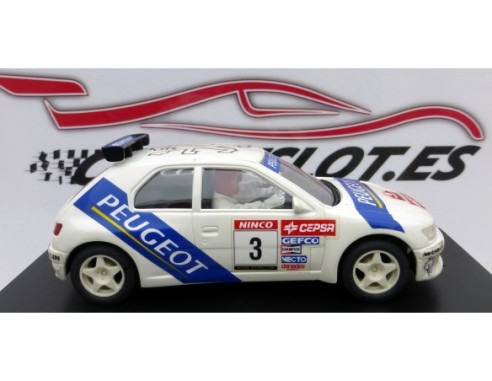 PEUGEOT 306 CEPSA BLANCO-AZUL 1996 REF. 50122 NINCO