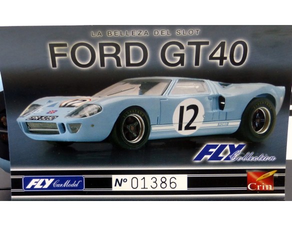 FORD GT 40 GULF COLECCION CRIN FLY