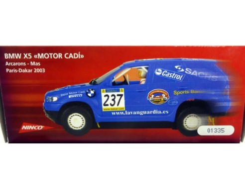 BMW X5 MOTOR CADI PARIS DAKAR”03 FASCICULOS NINCO
