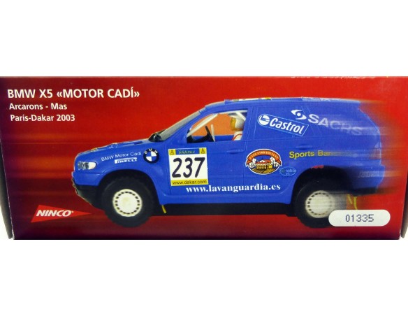 BMW X5 MOTOR CADI PARIS DAKAR”03 FASCICULOS NINCO