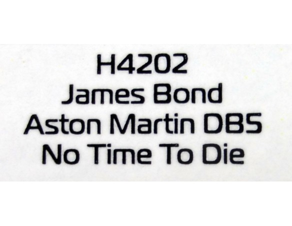 JAMES BOND ASTON MARTIN DBS REF.H4202 SUPERSLOT