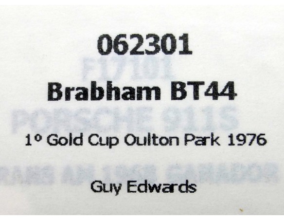 Brabham BT44 1° Oulton Park 1976 LTD ED.225 NSCC REF.062301 FLY