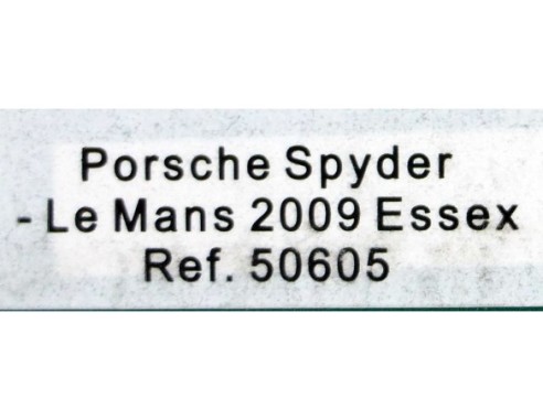 PORSCHE SPYDER LE MANS 2009 ESSEX REF. 50605 AVANT SLOT