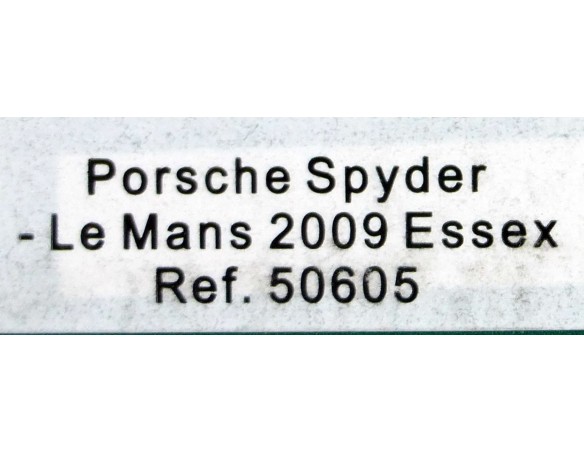 PORSCHE SPYDER LE MANS 2009 ESSEX REF. 50605 AVANT SLOT