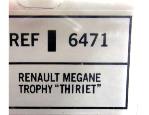 RENAULT  MEGANE TROPHY THIRIET  REF.6471  TECNITOYS