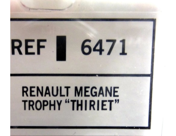 RENAULT  MEGANE TROPHY THIRIET  REF.6471  TECNITOYS