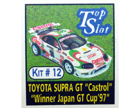 TOYOTA SUPRA GT CASTROL RESINA KIT 12 TOP SLOT
