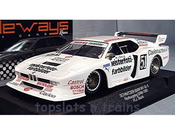 BMW M1 NURBURGRING 1981 GRUPO 5 REF.SW23 SIDEWAYS