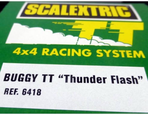 BUGGY TT THUNDER FLASH  EDICION LIMITADA MAS SLOT DAKAR REF 6418 TECNITOYS