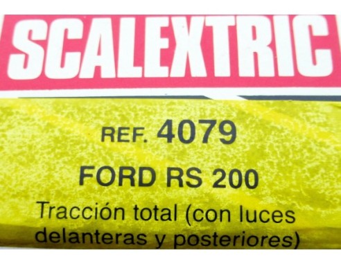 FORD RS 200 REF.4079 EXIN