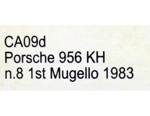 PORSCHE 956 KH REF.CA09d SLOT.IT