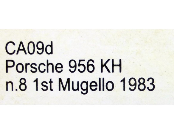 PORSCHE 956 KH REF.CA09d SLOT.IT