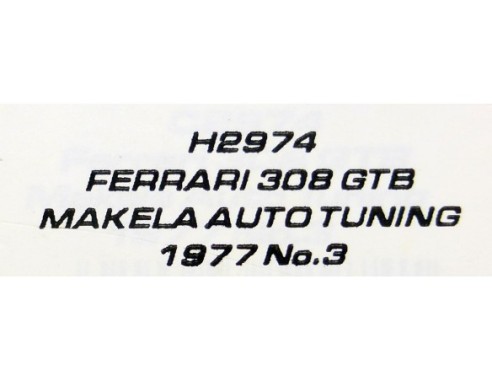 FERRARI 308 GTB REF.H2974 SUPERSLOT