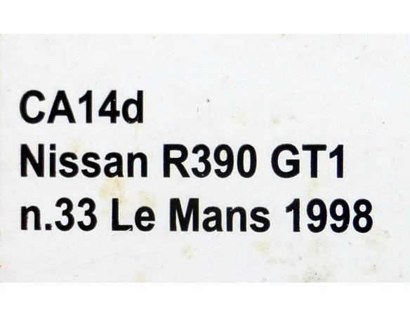 NISSAN R390 GT1 LE MANS 1998 REF.CA14d SLOT,IT