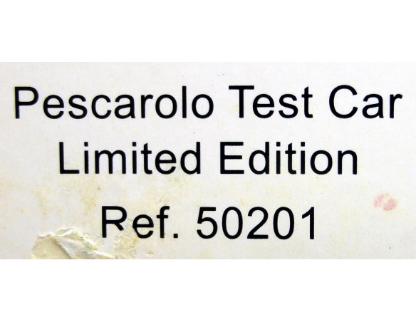 PESCAROLO TEST CAR LIMITED EDITION REF.50201 AVANT SLOT