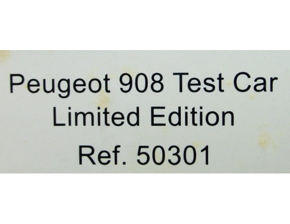 PEUGEOT TEST CAR LIMITED EDITION REF.50301 AVANT SLOT