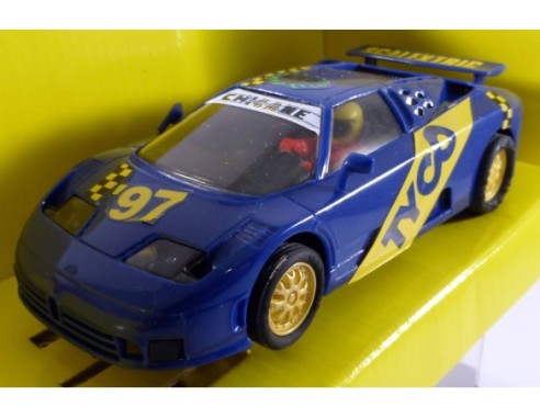 BUGATTI EB 110 CLUB SCALEXTRIC 1997 REF.8386C TYCO