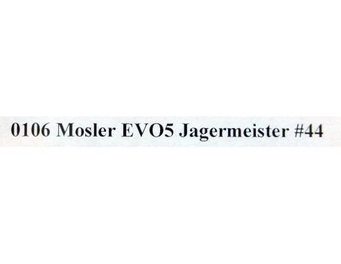 MOSLER JAGUERMEIFTER  EVO S MT900R REF.0106 NSR