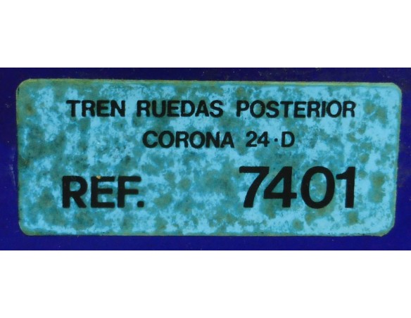 TREN DE RUEDAS POSTERIOR CORONA 24D REF.7401 SCALEXTRIC SRS