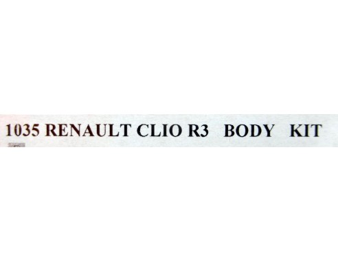 RENAULT CLIO R3 BODY KIT REF.1035 NSR