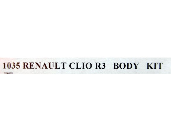 RENAULT CLIO R3 BODY KIT REF.1035 NSR