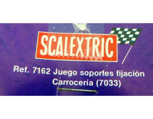 JUEGO SOPORTES FIJACION CARROCERIA REF.7033 SCALEXTRIC SRS