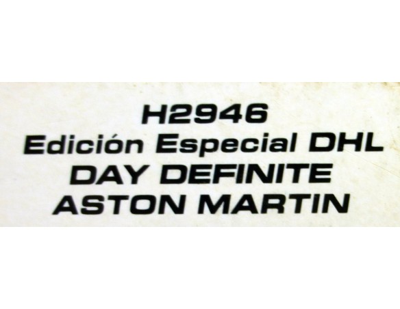 ASTON MARTIN ED.ESPECIAL DHL REF.H2946 SUPERSLOT