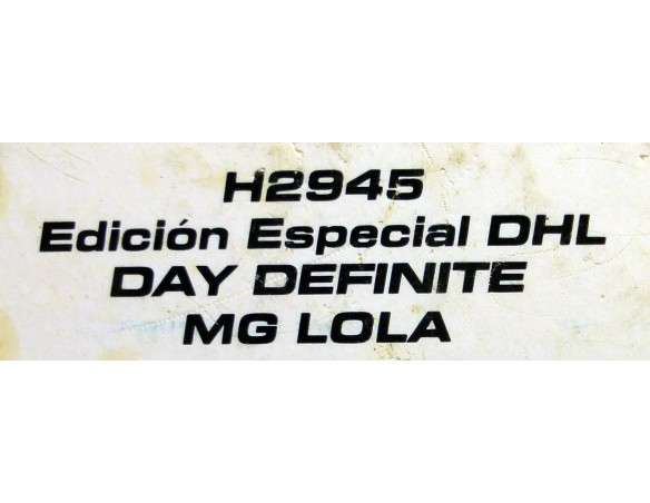 MG LOLA ED.ESPECIAL DHL REF.H2945 SUPERSLOT