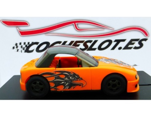 COCHE NARANJA CONSTRUBLOCK