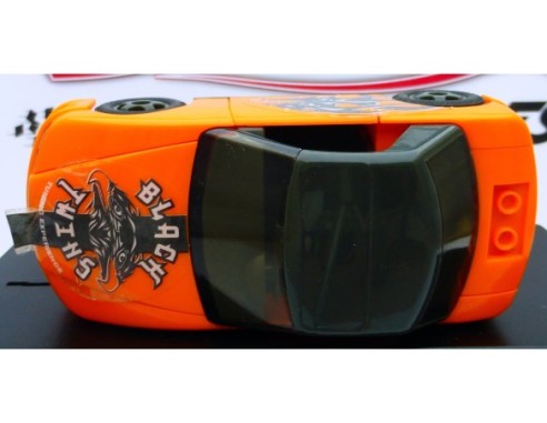 COCHE NARANJA CONSTRUBLOCK