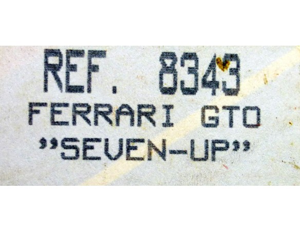 Ferrari GTO “Seven-Up” Coordinadora de escuderías SCX 1991 REF. 8343 EXIN
