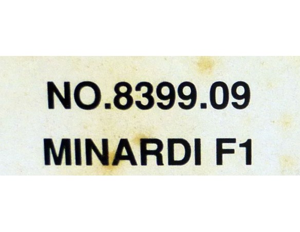 MINARDI F1 VALLEVERDE REF.8399.09 TYCO