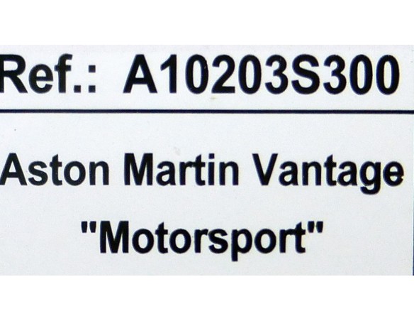 ASTON MARTIN VANTEGE MOTORSPORT REF.A10203S300 EDUCA