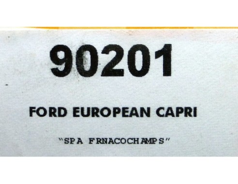 FORD EUROPEAN CAPRI SLOT KIT REF.90201 TEAM SLOT