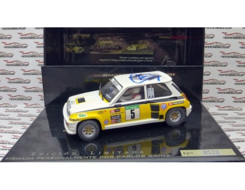 RENAULT 5 TURBO TOUR DE CORSE FIRMADO CARLOS SAIZ TECNITOYS