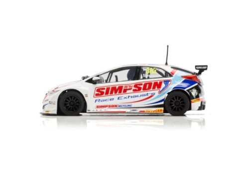 HONDA CIVIC TYPE R Nº303 BTCC 2017 MATT SIMPSON REF. H3915 SUPERSLOT