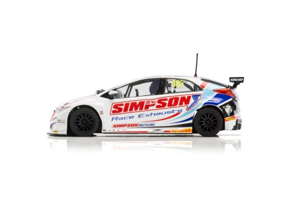 HONDA CIVIC TYPE R Nº303 BTCC 2017 MATT SIMPSON REF. H3915 SUPERSLOT
