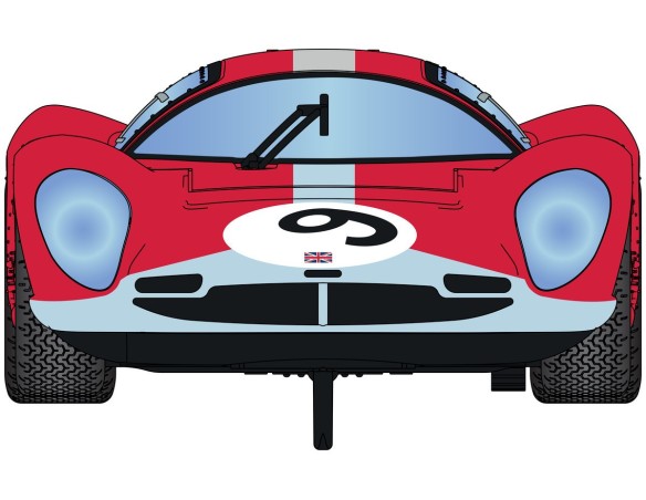 FERRARI 412P No.9 - Brands Hatch 1967 REF.H3946 SUPERSLOT